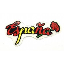 Pegatina España clavel. Modelo 128