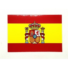 Pegatina Bandera España. Modelo 129