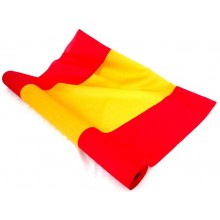 Tela por metros bandera España raso brillo 75cm
