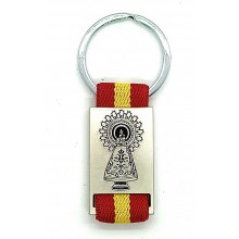 Llavero Virgen del Pilar bandera España. La Tienda de España