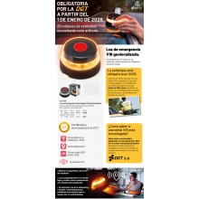 Luz de Emergencia V16 Homologada DGT geolocalizada. La Tienda de España