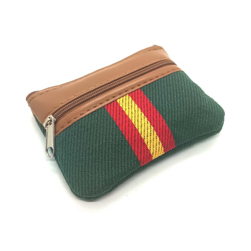 Monedero bandera España verde. Modelo 558. Pequeño. La Tienda de España
