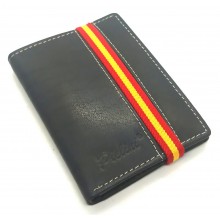 Cartera piel Bandera España. Modelo 3129 marino. La Tienda de España