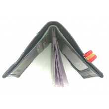Cartera piel Bandera España. Modelo 3129 marino. La Tienda de España