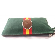 Bolso verde bandera España con caballo - La Tienda de España