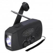 Radio de emergencia con linterna y cargador de móvil. La Tienda de España