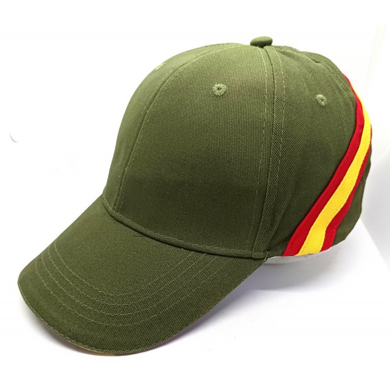 Gorra bandera España verde. La Tienda de España
