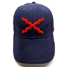 Gorra Cruz de Borgoña azul marino. La Tienda de España