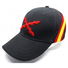 Gorra Cruz de Borgoña negra. La Tienda de España