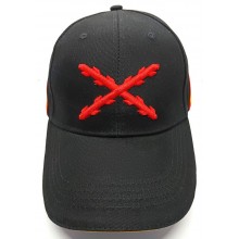 Gorra Cruz de Borgoña negra. La Tienda de España