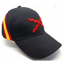 Gorra Cruz de Borgoña negra. La Tienda de España