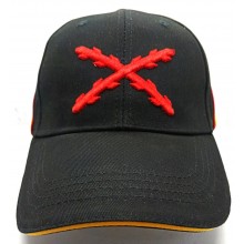 Gorra Cruz de Borgoña negra. La Tienda de España