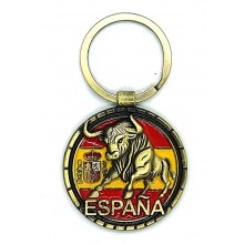 Llavero Toro bandera España - La Tienda de España