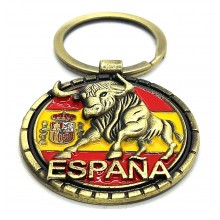 Llavero Toro bandera España - La Tienda de España