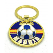Llavero Madrid balón de fútbol - La Tienda de España