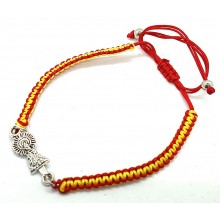 Pulsera bandera España Virgen del Pilar. La Tienda de España
