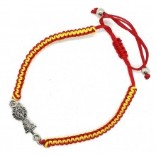 Pulsera bandera España Virgen del Pilar. La Tienda de España