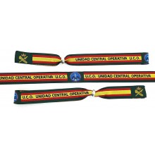 Pulsera UCO Guardia Civil bandera España. Modelo 348