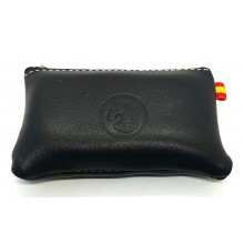 Monedero de piel caballo y bandera de España. La Tienda de España