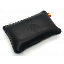 Monedero de piel caballo y bandera de España. La Tienda de España