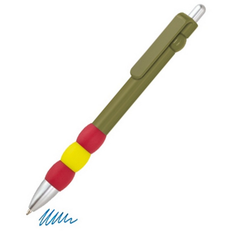 Bolígrafo bandera España verde militar. La Tienda de España