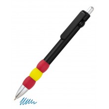 Bolígrafo bandera España negro. La Tienda de España
