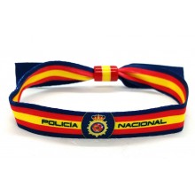 Pulsera cinta Policía Nacional bandera España. La Tienda de España