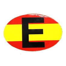 Pegatina bandera España ovalada E. La Tienda de España
