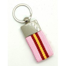 Llavero bandera España rosa. La Tienda de España
