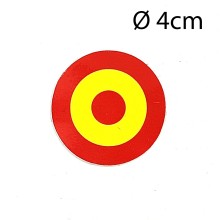 Pegatina escarapela España 4cm. La Tienda de España