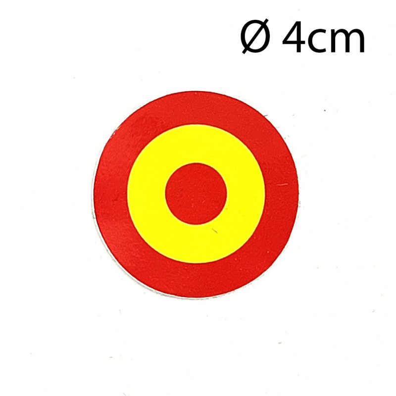 Pegatina escarapela España 4cm. La Tienda de España
