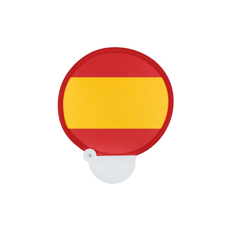 Abanico plegable bandera España. La Tienda de España