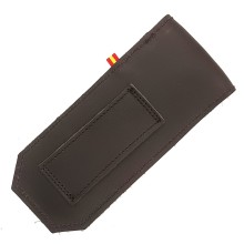Funda navaja cuero bandera España. La Tienda de España