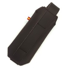 Funda navaja cuero bandera España. La Tienda de España