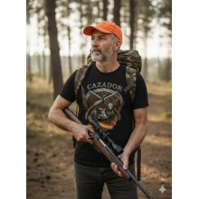 Camiseta Cazador negra. La Tienda de España