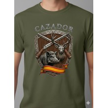 Camiseta Cazador verde. La Tienda de España