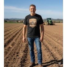 Camiseta Campo Español negra. La Tienda de España
