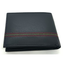 Cartera piel bandera de España. Modelo 7703 azul marino. La Tienda de España