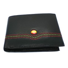 Cartera piel bandera de España. Modelo 7703 marrón. La Tienda de España