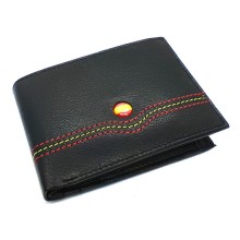 Cartera piel bandera de España. Modelo 7703 marrón. La Tienda de España