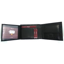 Cartera piel bandera de España. Modelo 7703 marrón. La Tienda de España