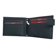 Cartera piel bandera de España. Modelo 7707 azul marino. La Tienda de España
