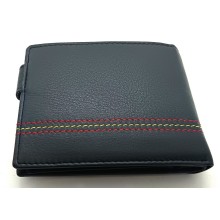 Cartera piel bandera de España. Modelo 7707 azul marino. La Tienda de España