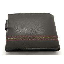 Cartera piel bandera de España. Modelo 7707 marrón oscuro. La Tienda de España
