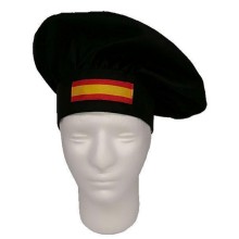 Gorro cocinero bandera España negro. La Tienda de España