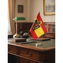 Bandera España Águila de San Juan sobremesa 30x20cm - La Tienda de España