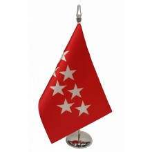 Bandera Comunidad de Madrid sobremesa 21x15cm. La Tienda de España