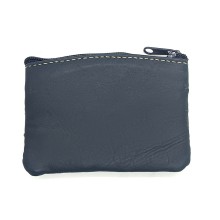 Monedero piel bandera España pequeño azul marino. La Tienda de España