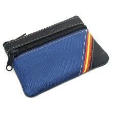 Monedero piel bandera España pequeño mediano negro. La Tienda de España