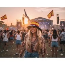 Gorro bandera España bordado. La Tienda de España